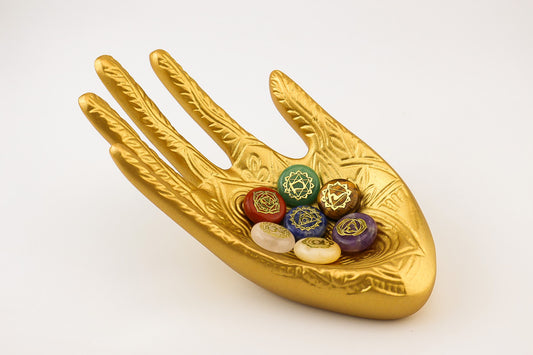 Kit 7 chakras de cuarzos pulidos